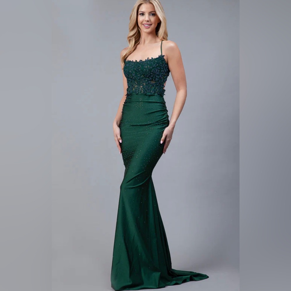 Mia bella the label green dress size 4